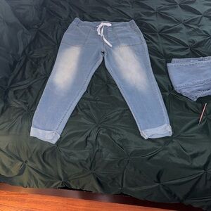 SHEIN Light Blue Women's Skinny Jeans